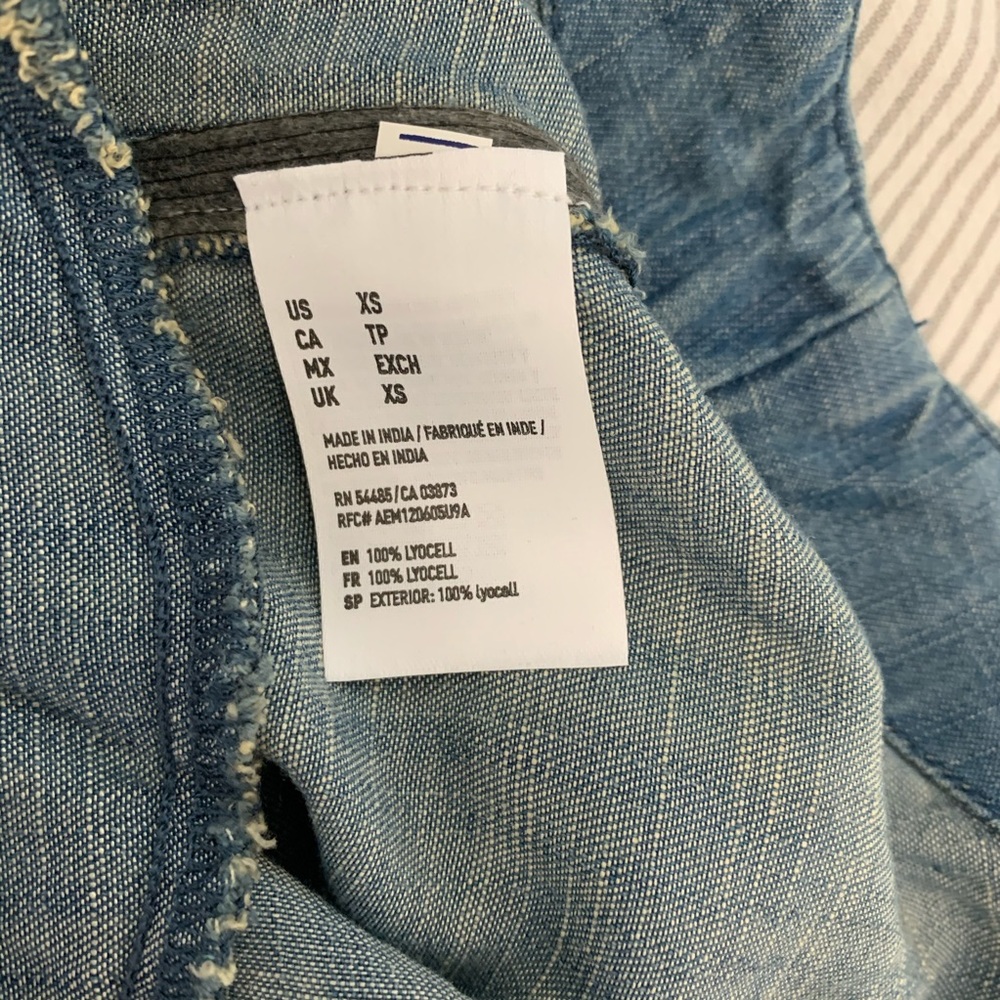 American Eagle denim XS dress NWOT - Picture 7 of 10